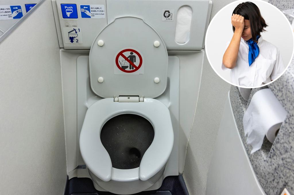 Flight attendant reveals why you should never use toilet paper on planes: 'Men can't control that weave'