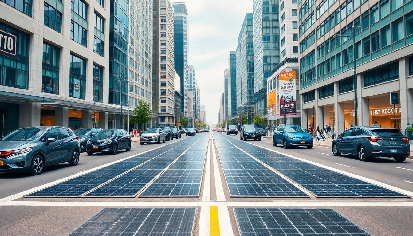 Solar-Powered Smart Roads: Transforming Urban Mobility for a Sustainable Future